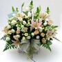 ROSES AND LILIES BASKET
