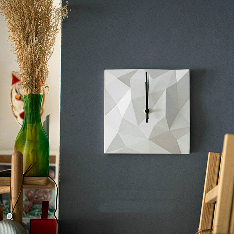 Geometric Wall Clocks