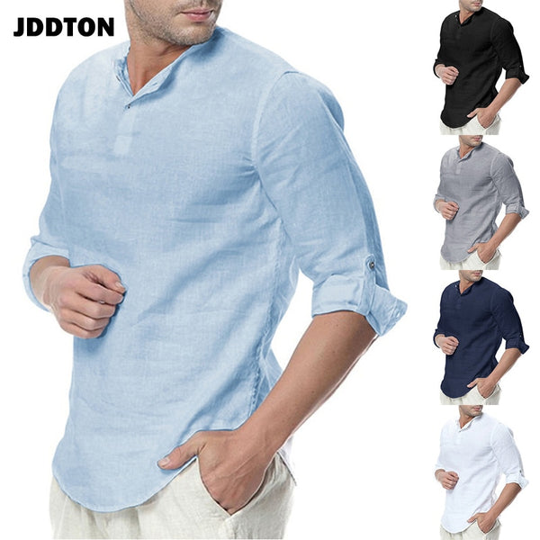 JDDTON New Men's Long Sleev...