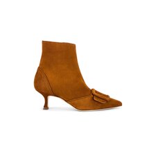Image 1 of Manolo Blahnik Baylow 50 Boot in Brown