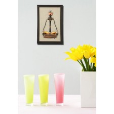 Buy Hand Painted Tribal Iron Wood Multi Colored Wall Frame Online At Rajrang