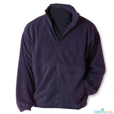 Royal Purple Polar Fleece Jacket Manufacturer