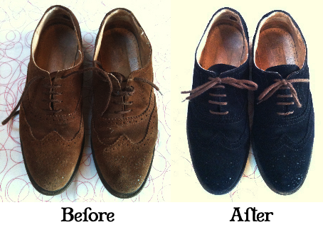 MEN'S SHOE DYEING