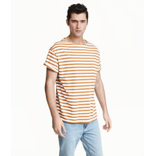 Boat-neck T-shirt