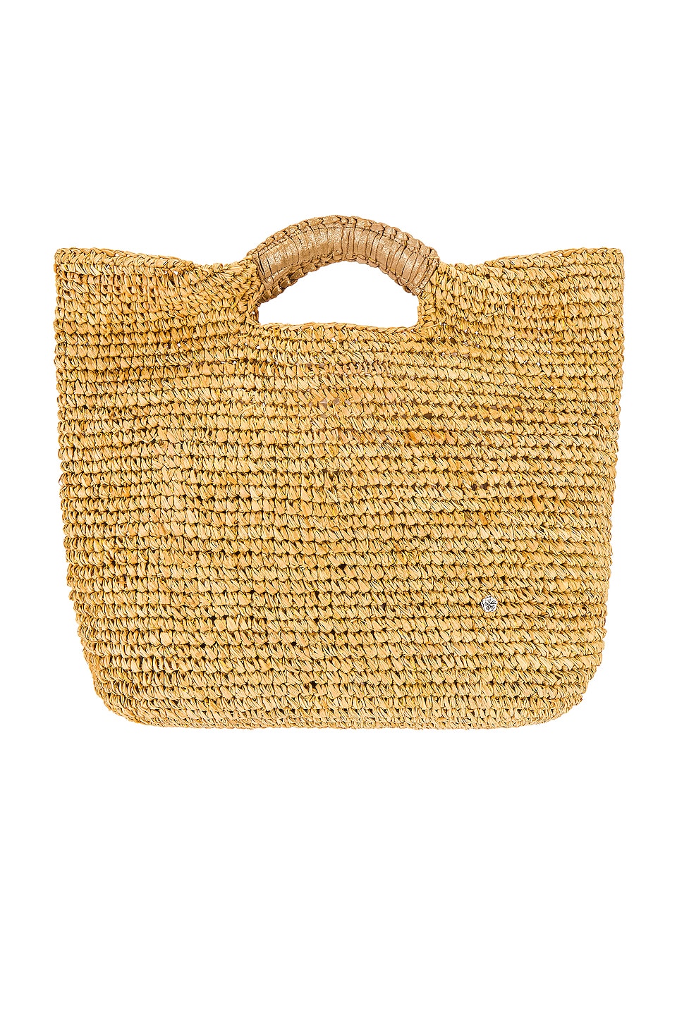 Small Napa Lux Bag in Natural &amp; Gold 