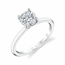 Solitaire Engagement Ring - Dominique