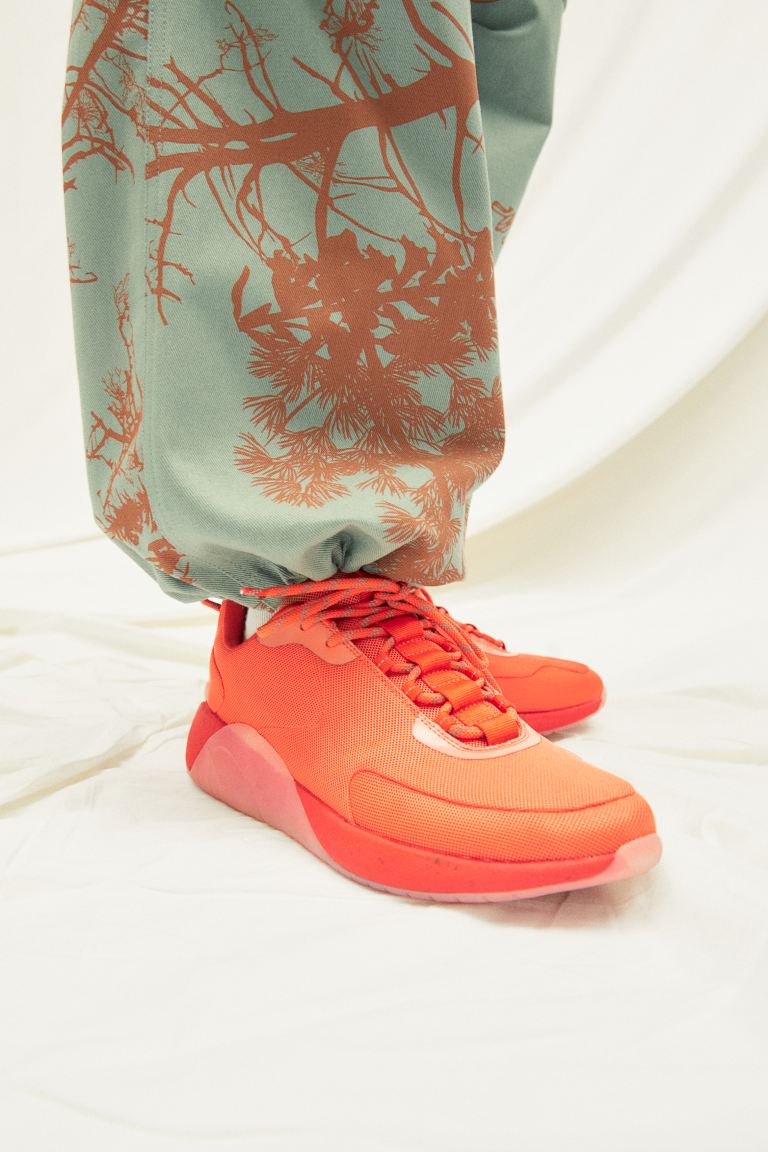 Mesh Sneakers - Fire orange - Men 