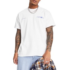 TOPMAN Editions Oversize Graphic Tee, Main, color, WHITE