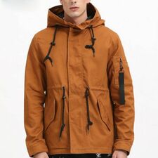 WholesaleÂ Brown Windbreaker Overcoat