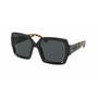 Prada Monochrome PR21x Square Sunglasses - Lensntrends