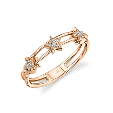 Buy 0.06Ct Diamond Star Slider Ring