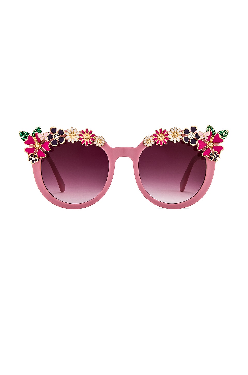 LoveShackFancy Ravi Sunglasses in Peony Pink | REVOLVE