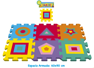 Set piso goma eva figuras g...