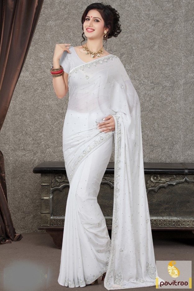 Stone Work White Color Net ...
