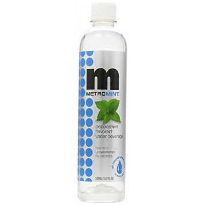 METROMINT, WATER PPPRMINT, 16.9 FO, (Pack of 12)