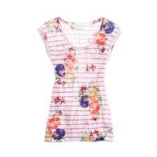 Aerie Printed Scoop Tee