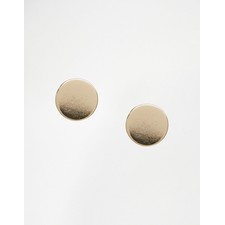 ASOS Smooth Disc Stud Earrings