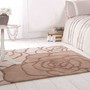 Infinite Petal Beige Rug By Flair Rugs