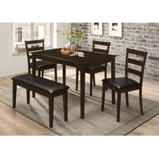 Coaster Furniture Cappuccino 5pc Dining Sets