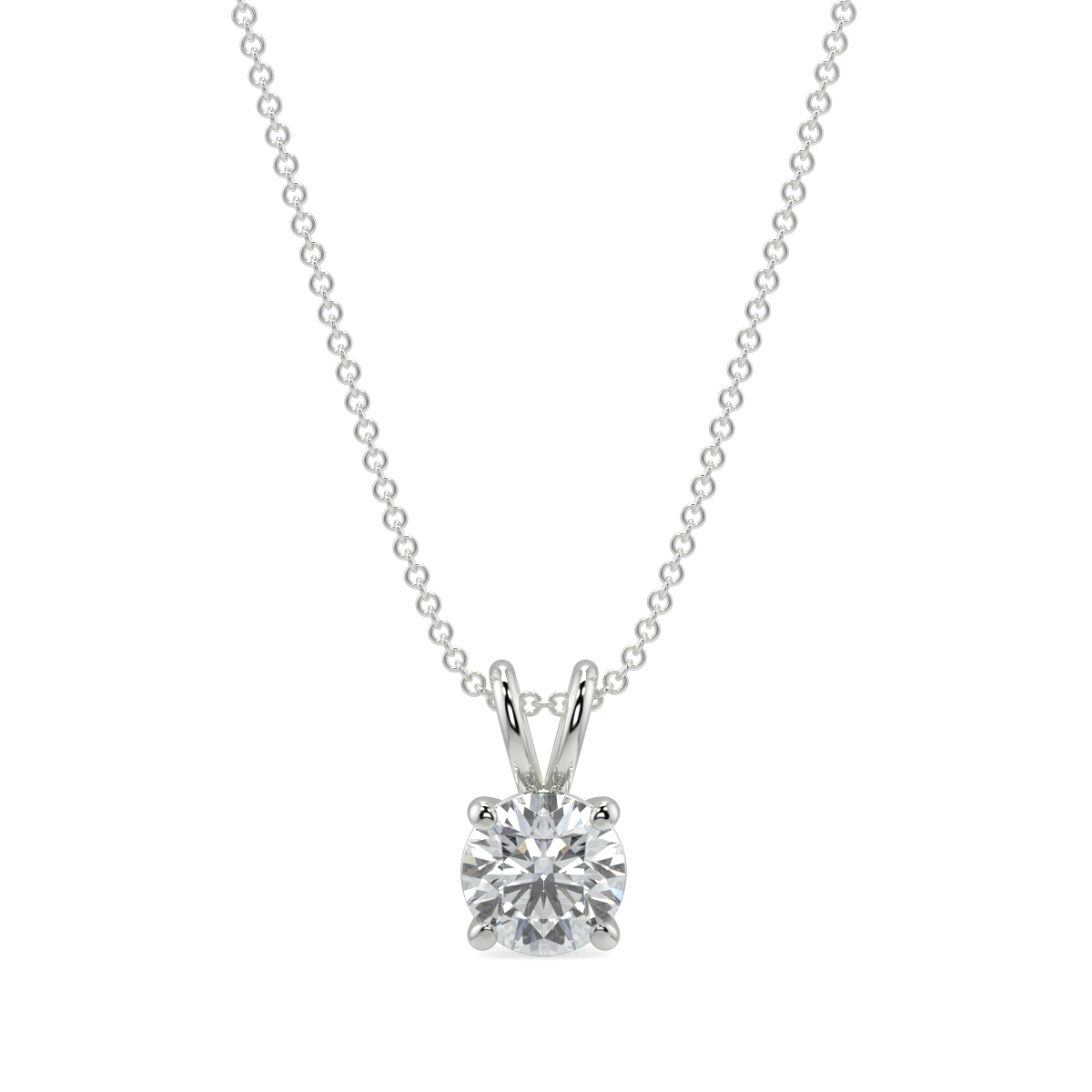 Solitaire Diamond Pendant