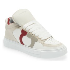 SALVATORE FERRAGAMO Marvelous Sneaker, Main, color, BIANCO/ BEIGE