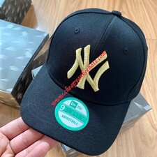 MLB NY 9Forty Adjustable Cap New York Yankees Hat Black/Gold