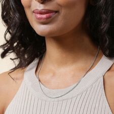 Sterling Silver 2mm Rounded Box Chain Necklace