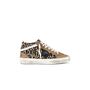 Golden Goose Mid Star Sneaker in Beige Brown Leopard, Tobacco, Black, White, &amp; Silver | REVOLVE
