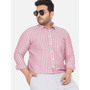 Nexus Coral Linen Stripe Pl...