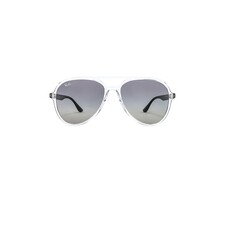 Ray-Ban Aviator in Transparent, Black, &amp; Grey Gradient | REVOLVE