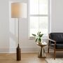 Hudson Wood Base Floor Lamp (68")