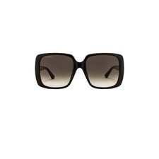 Gucci Logo Square in Shiny Black &amp; Grey Gradient | REVOLVE