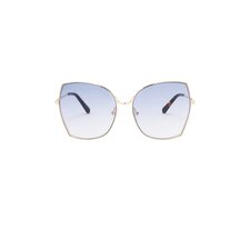 DIFF EYEWEAR Donna in Gold &amp; Blue Gradient | REVOLVE