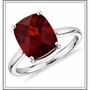 Garnet Cushion Cocktail Ring