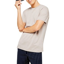 TOPMAN Classic Fit T-Shirt, Main, color, LIGHT MARL GREY