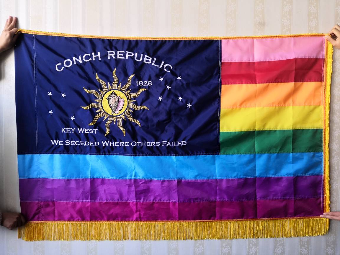 Embroidered Conch Republic ...