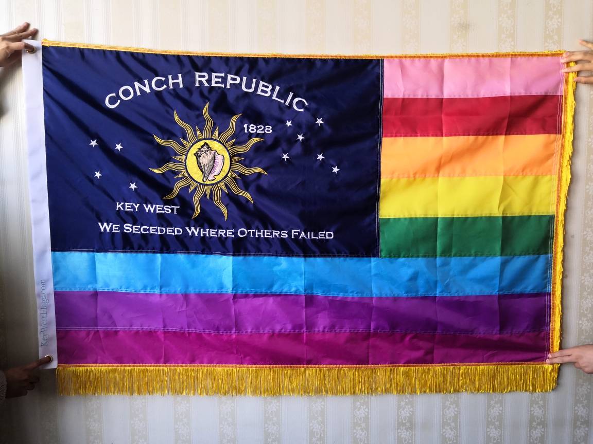 Embroidered Conch Republic ...