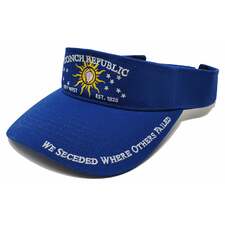 Conch Republic Key West Visors - "We Seceded Where Others Failed" Embroidered Women's Visors w/Free Conch Republic Coozie