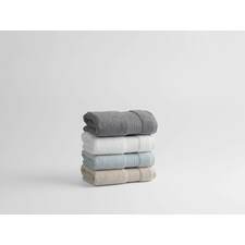 100% Organic Cotton Turkish Dobby Design Hand Towels (Pair)