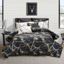 Black Comforter/Sham Set