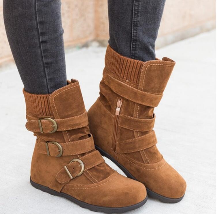 Winter buckled calf women's...