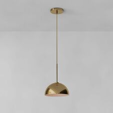Sculptural Metal Hardwired Pendant (11.5"–18")