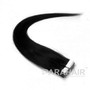 16" Jet Black (#1) 20pcs Tape In Remy Human Hair Extensions