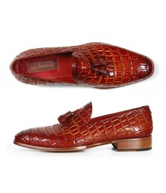 Patina Crocodile Embossed C...