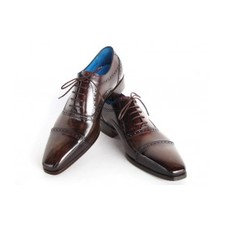 Patina Anthracite Brown Oxfords