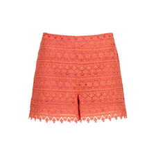 Contrast Crochet Short