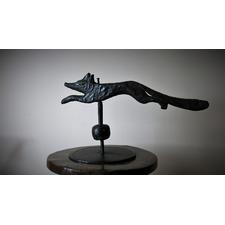 Running Copper Fox Weathervane