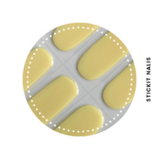 Load image into Gallery viewer, Lemon Sorbet Semi-cured Gel Nail Wraps
