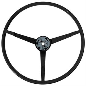 Steering Wheel - Black, 1967 Ford Mustang