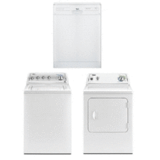 WHIRLPOOL HOME APPLIANCES SET WASHER DRYER AND DISHWAHER 220-240 VOLTS 50HZ PACKAGE 3
